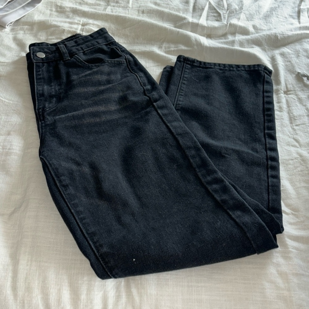 Black Wide Leg Jeans